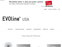 Tablet Screenshot of evoline-usa.com